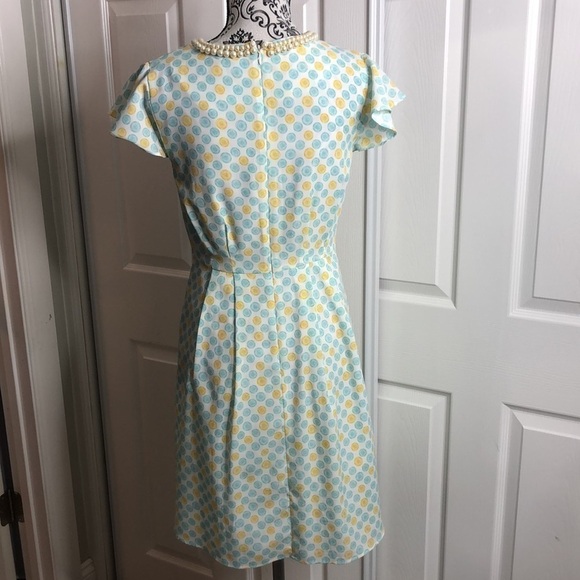 Jason Wu Target Dress Yellow Turquoise Beaded Dress 4 - Picture 4 of 6